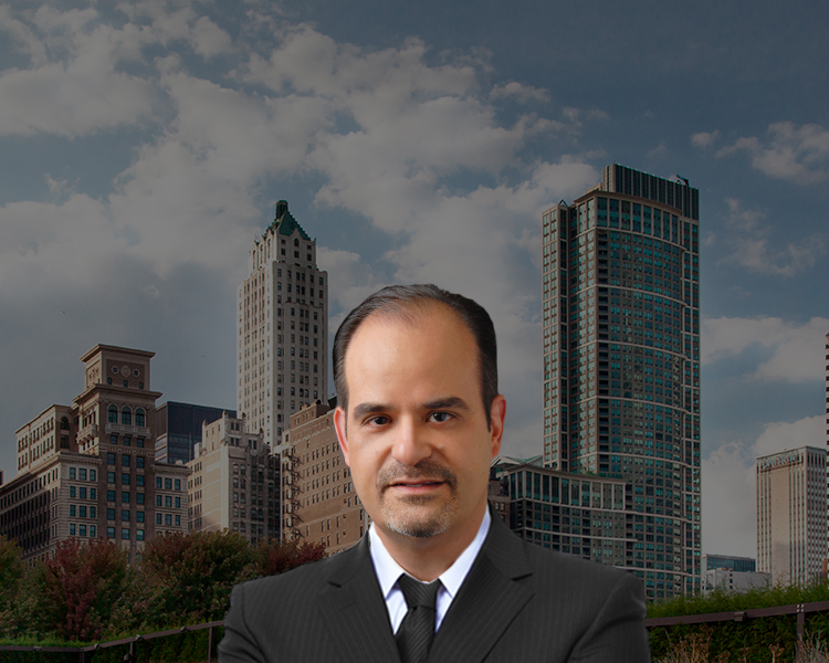 Attorney Profile Picture over a skyline of Schaumburg Il